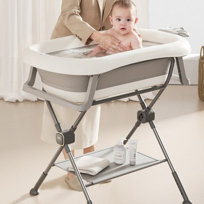 Accueil pliant Baby Bath Basin Stand