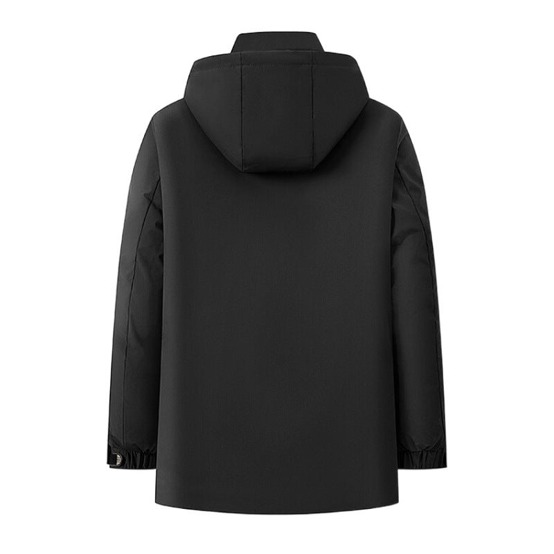 Veste rembourrée en velours d'hiver pour hommes Business Casual Down Coton rembourré