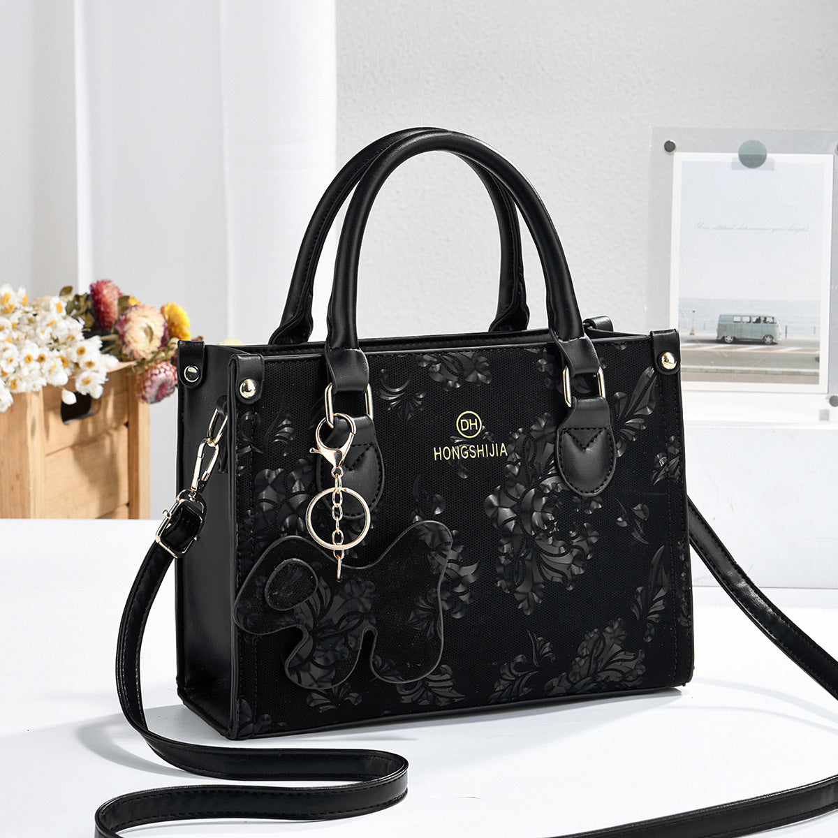 Sac à épaule polyvalent imprimé pour les mamans et les femmes