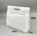 Maillot de bain sac de stockage laiteux blanc translucide-1 pièce