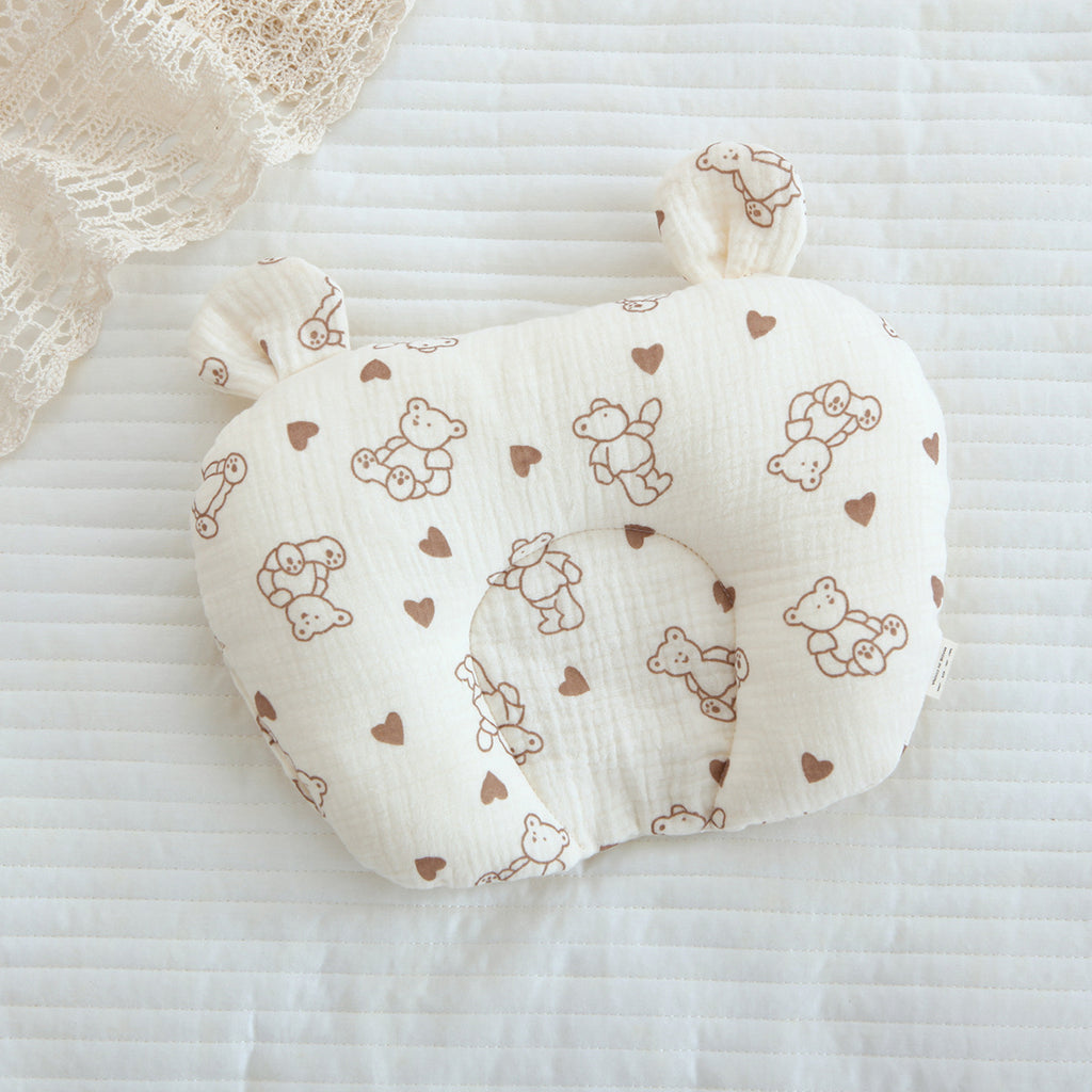 Cotton Baby Gauze Anti déflection Tête façonnage Oreiller