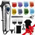 Clippers professionnel homme Trimmer Kit coupe machine sans fil Barber Salon