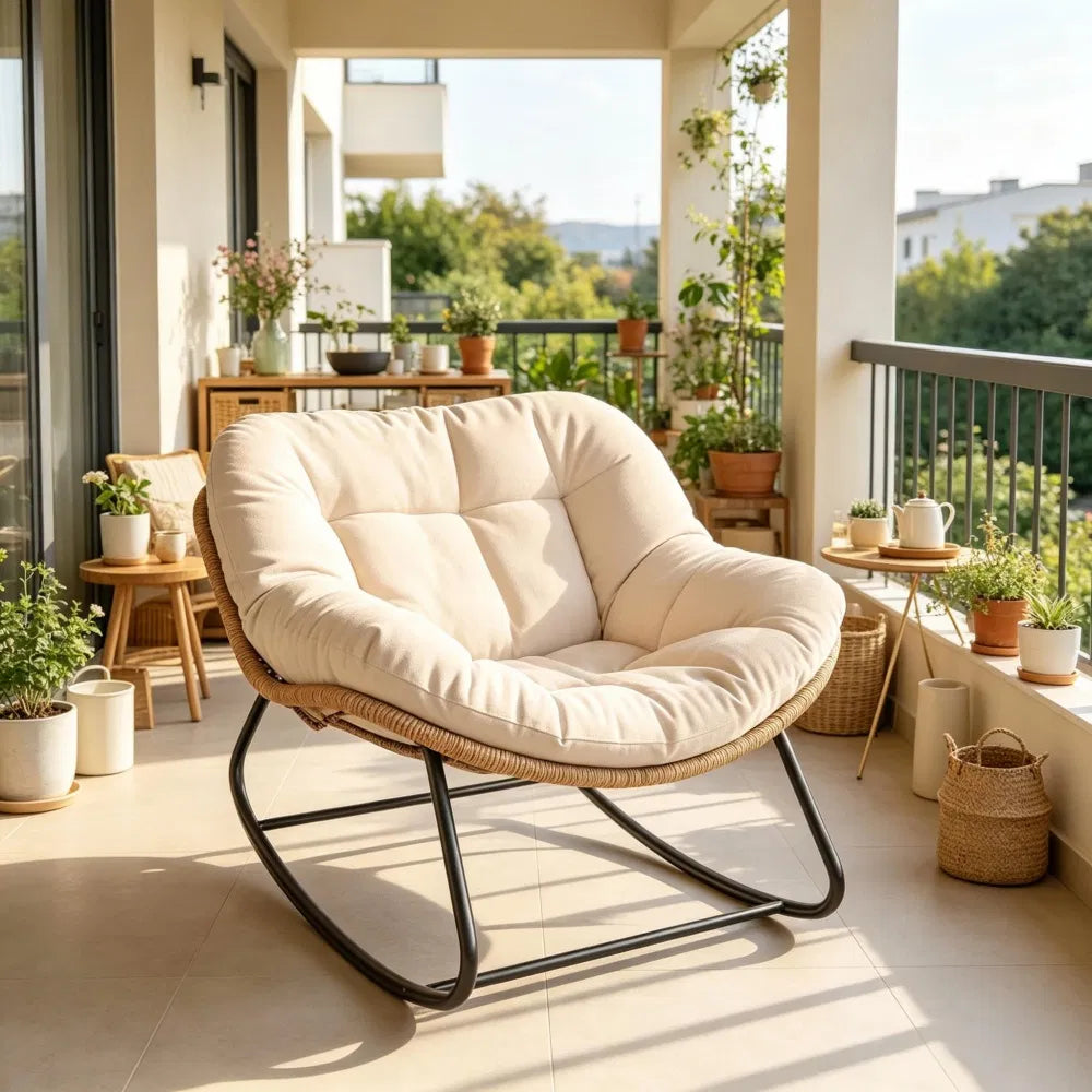 Chaise de jardin / Chaise à bascule