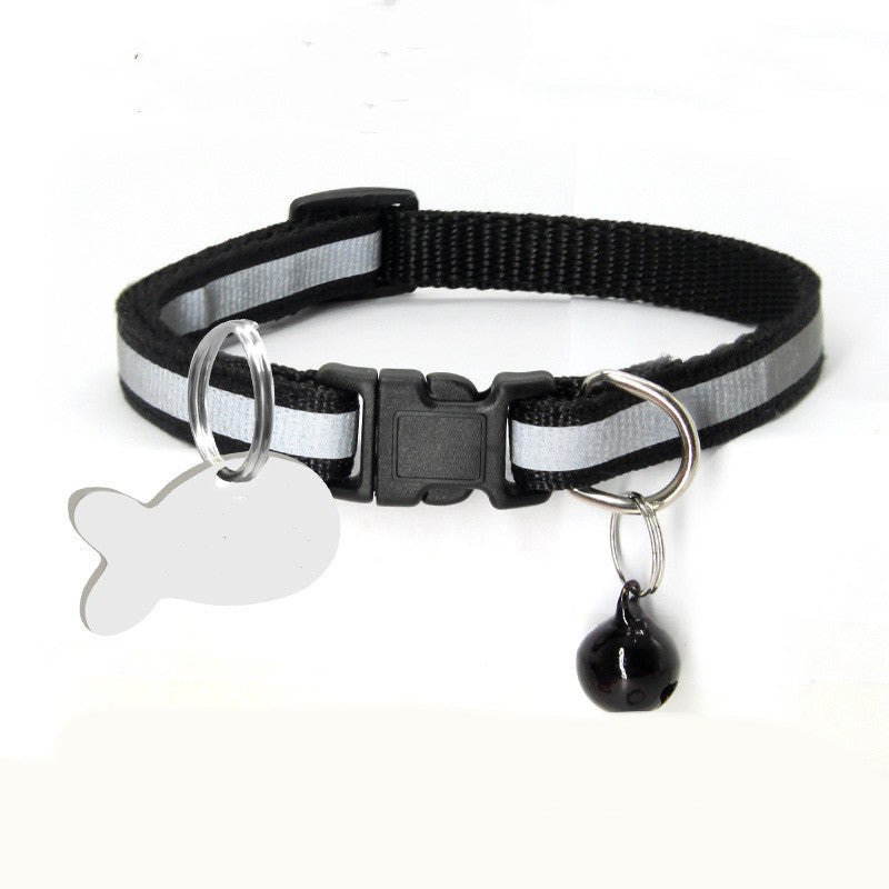 Chat de chien de collier réfléchissant en nylon