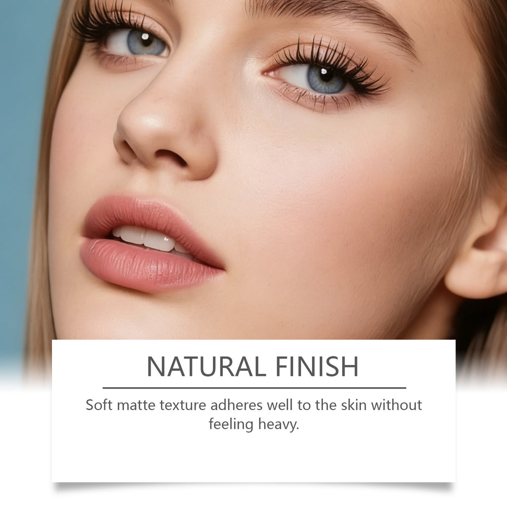 Natural Lightweight and Smooth Foundation Avec Finition Sheer et Covera Constructible Diplômée