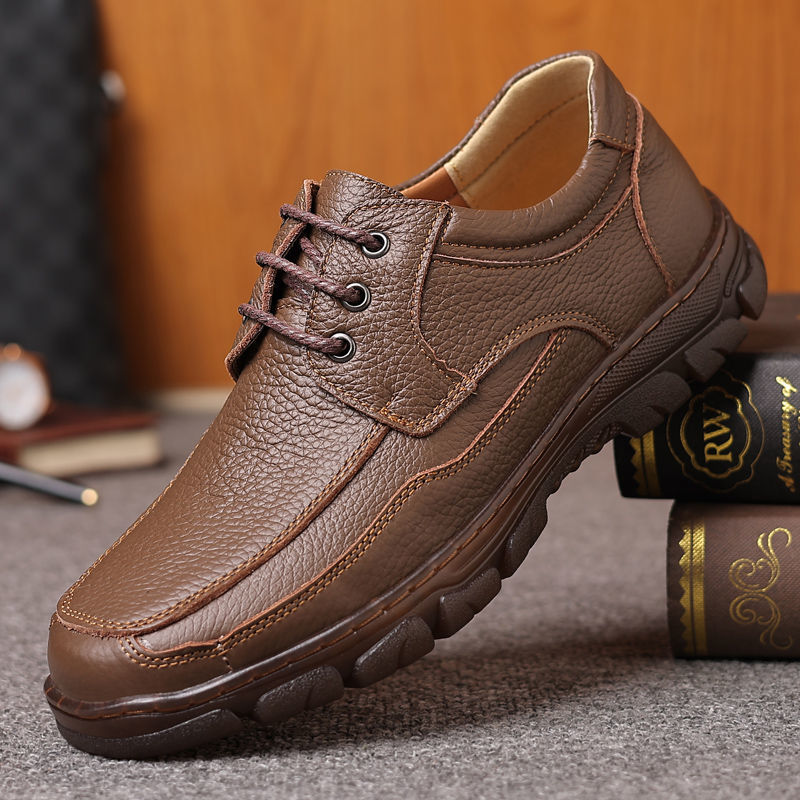 Chaussures en cuir homme avec une semelle Tendon
