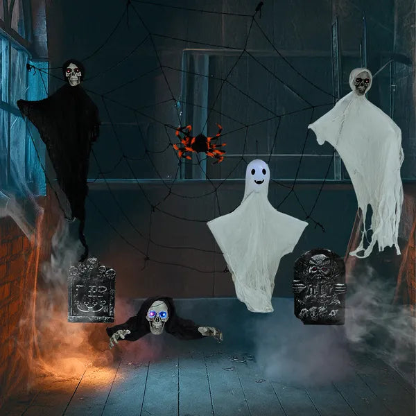 Décorations d'Halloween en plein air 8 pièces