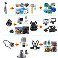 Accessoires de caméra de sport Set Accessoires de photographie