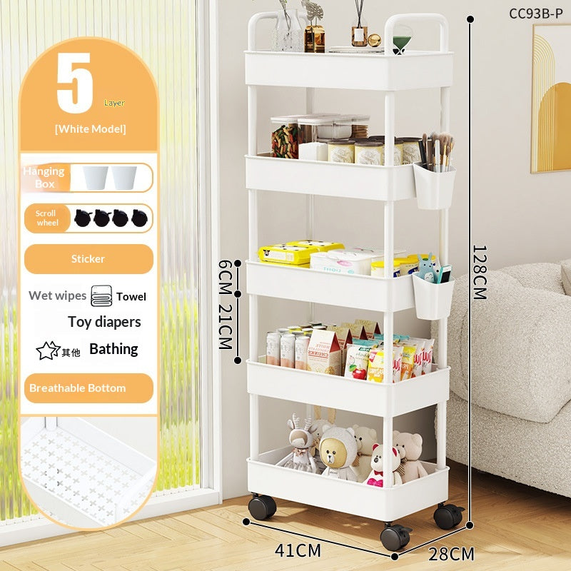 Sac de rangement de 26cm avec 5 couches de blanc et 2 boîtes de suspension
