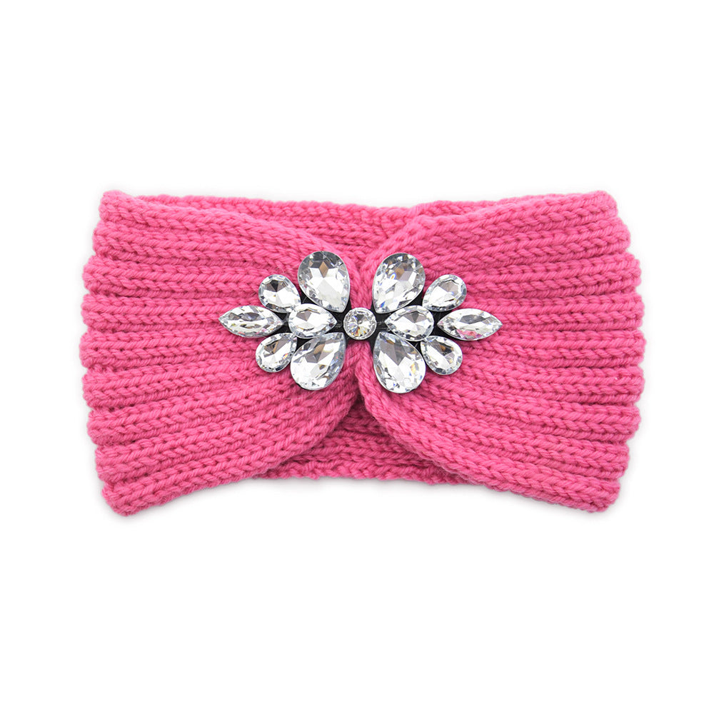 Exercice de lavage du visage Yoga Bandeau de laine chaude