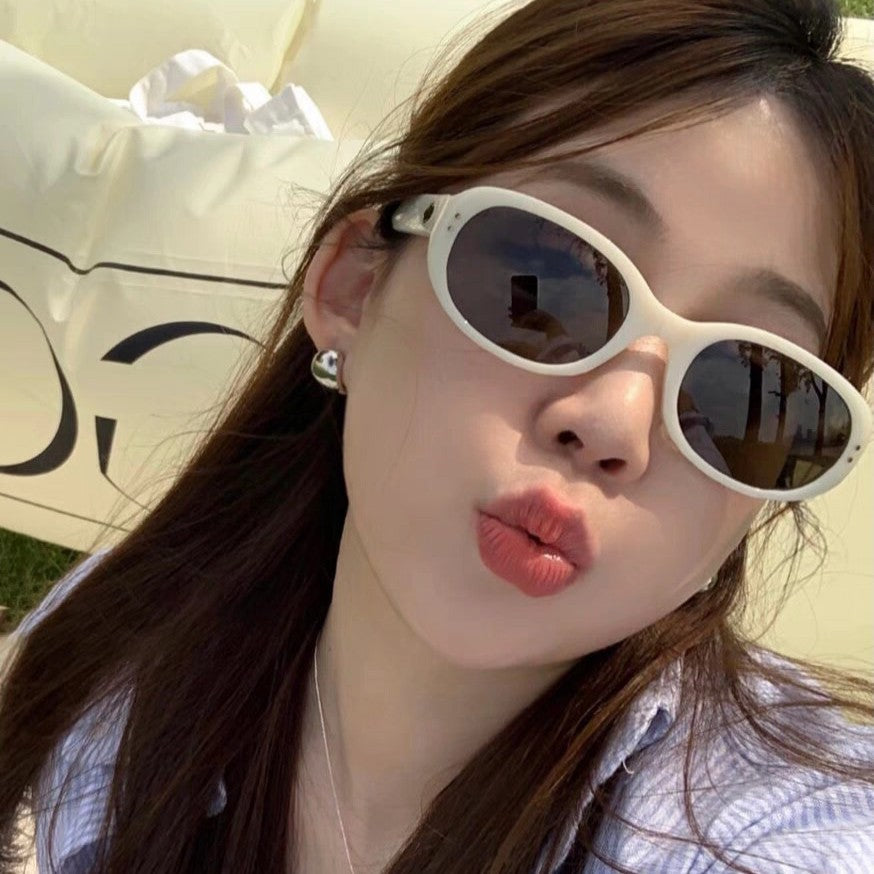 Influencer Street-Style Sun-Protection Trendy Lunettes de soleil polyvalentes