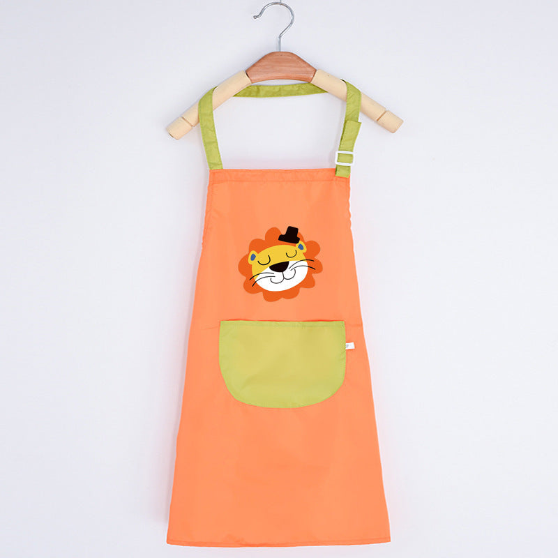 Peinture fille imperméable cuisine enfants Tablier