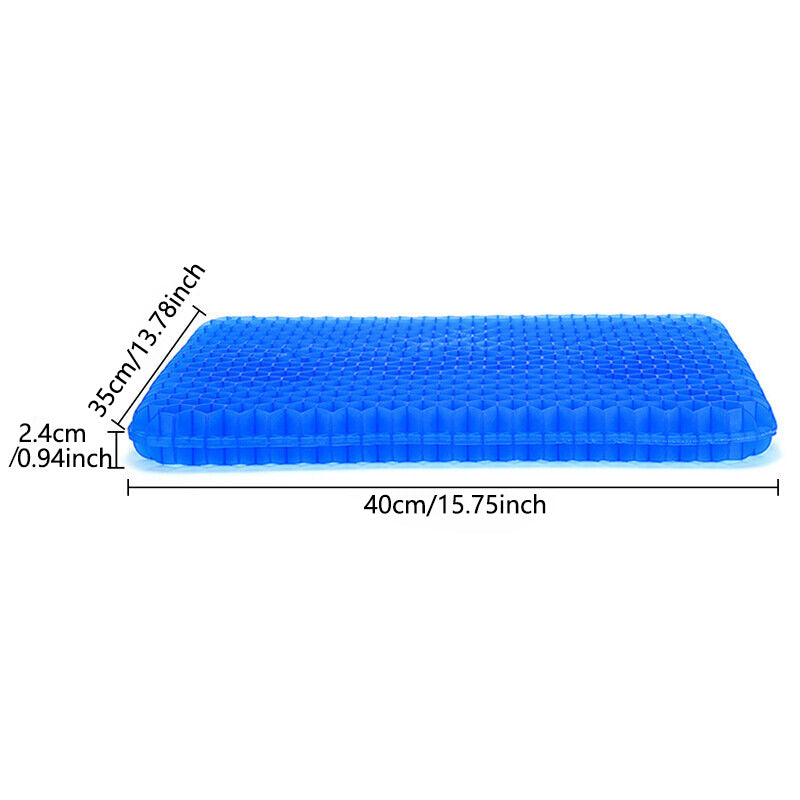 Honeycomb Respirant Gel Siège Refroidissement Refroidissement Double épais Oeuf tapis assis