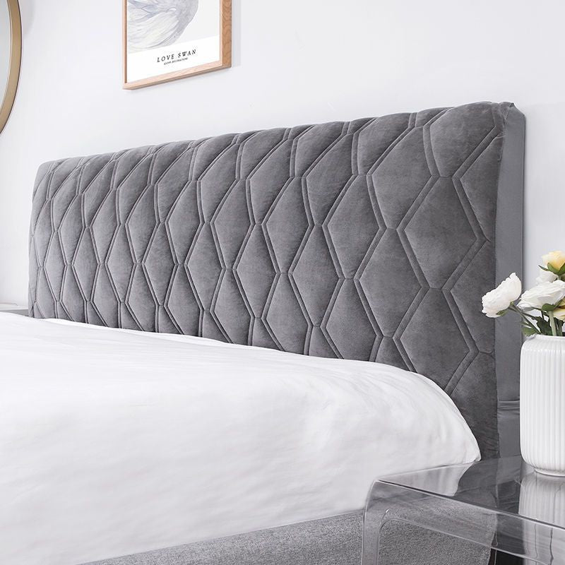 Tissu tout inclus Soft rembourré Protection tête de lit en bois