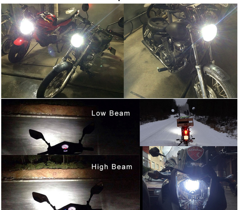 LED Haute luminosité lointaine et proche phares de faisceau