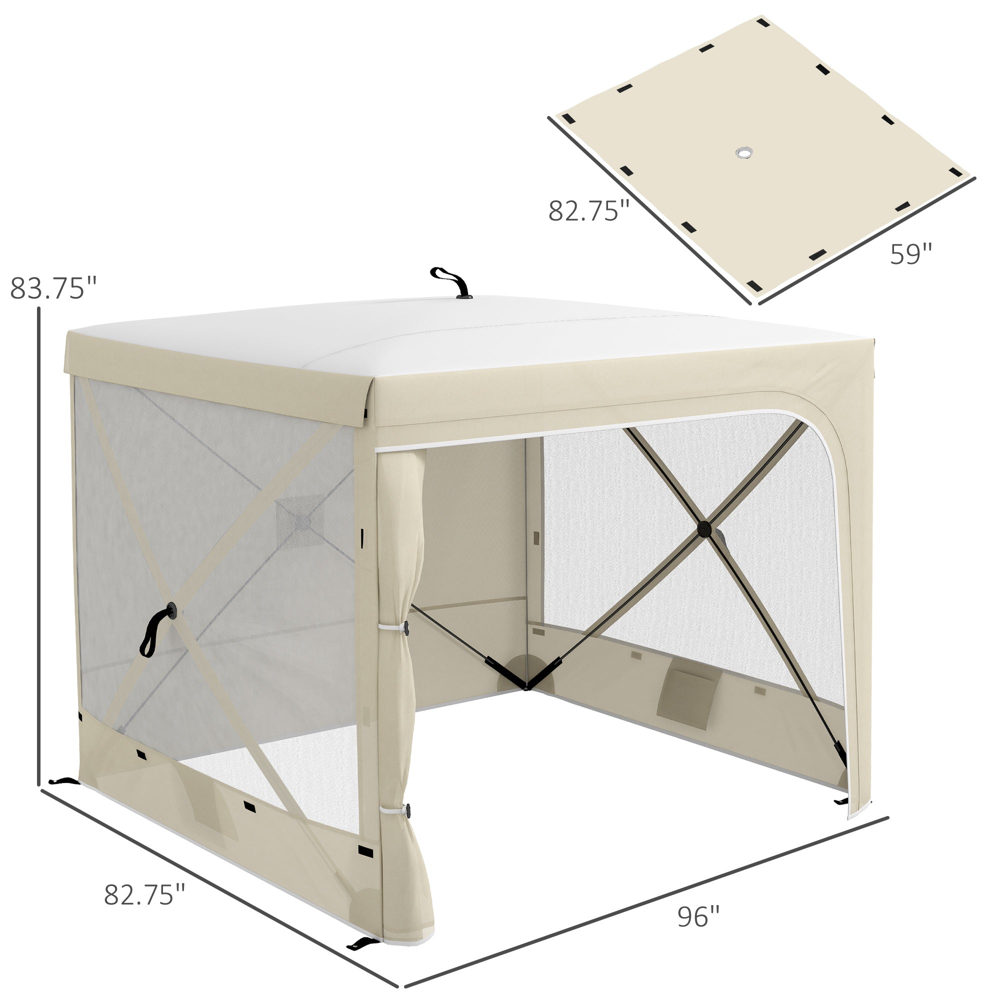 7 x 8 Tente pop Up Canopy