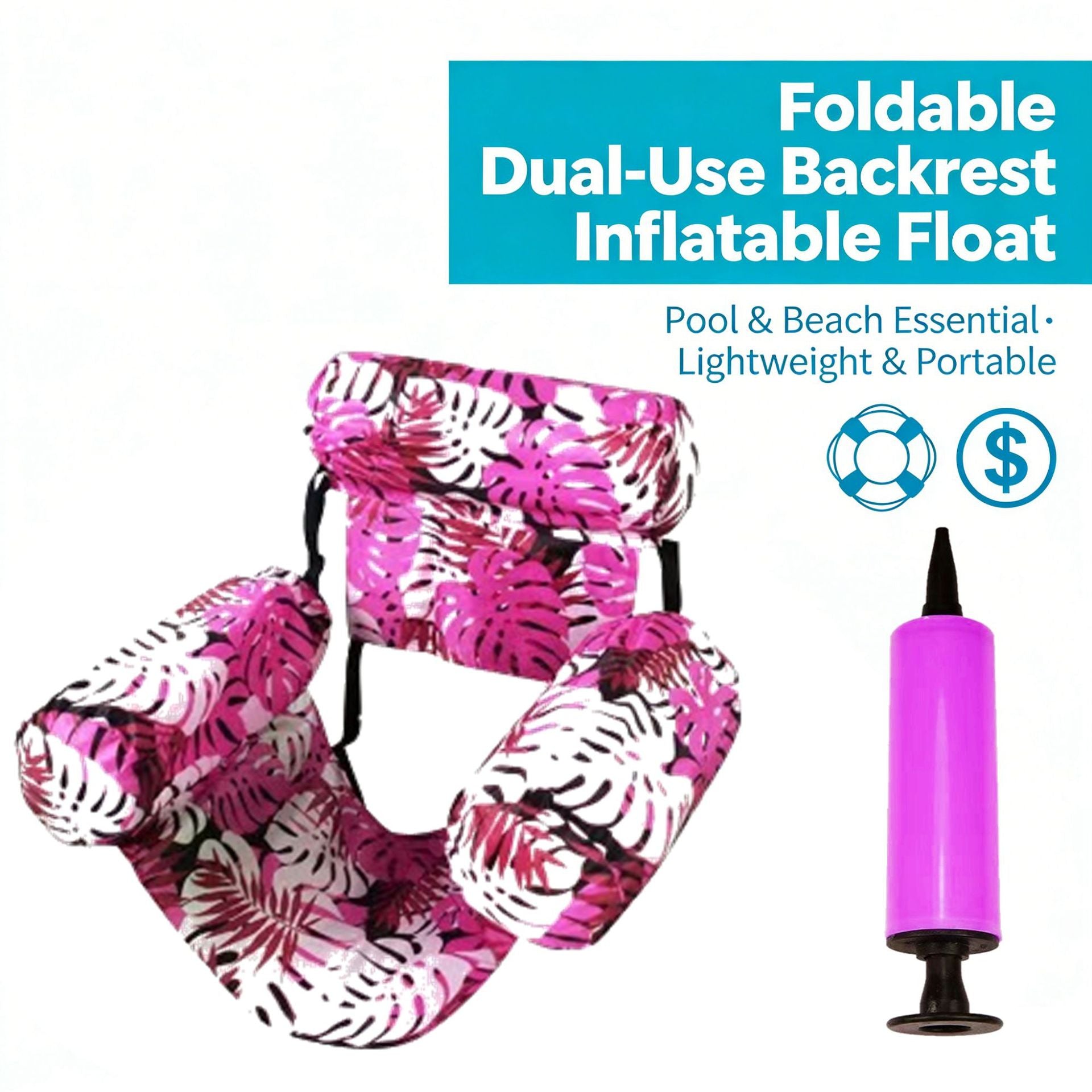 Siège gonflable à eau Lit flottant