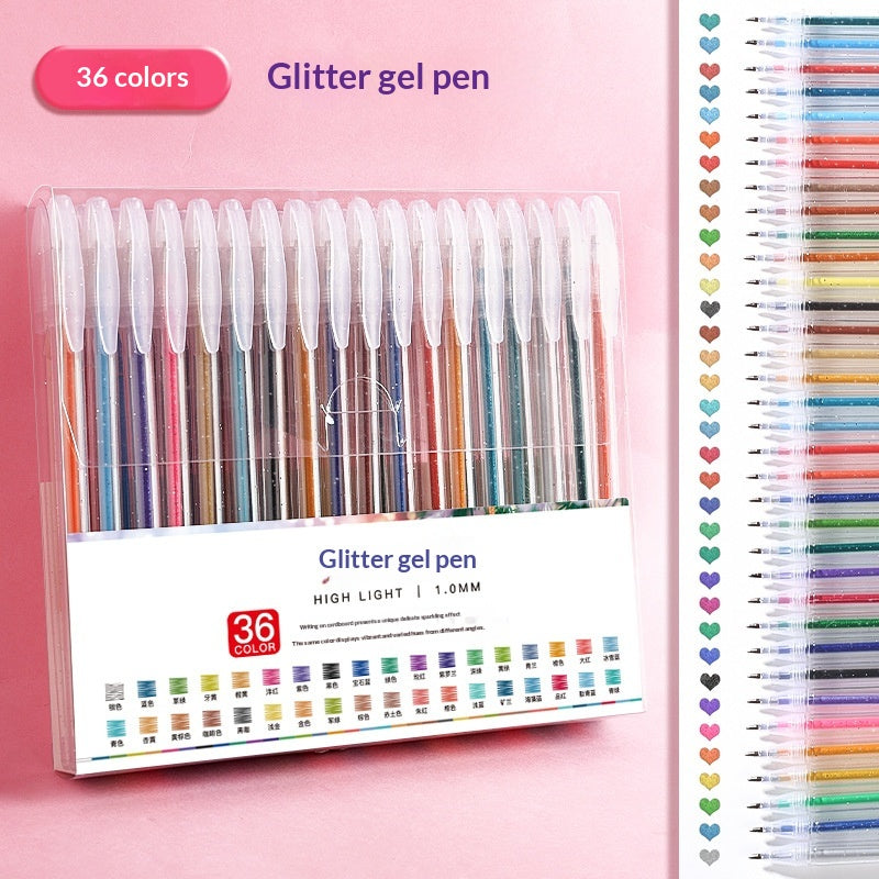 Stylos colorés de glissade Stylos brillants de Curry