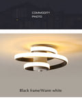 Simple et moderne lumière de plafond led métal