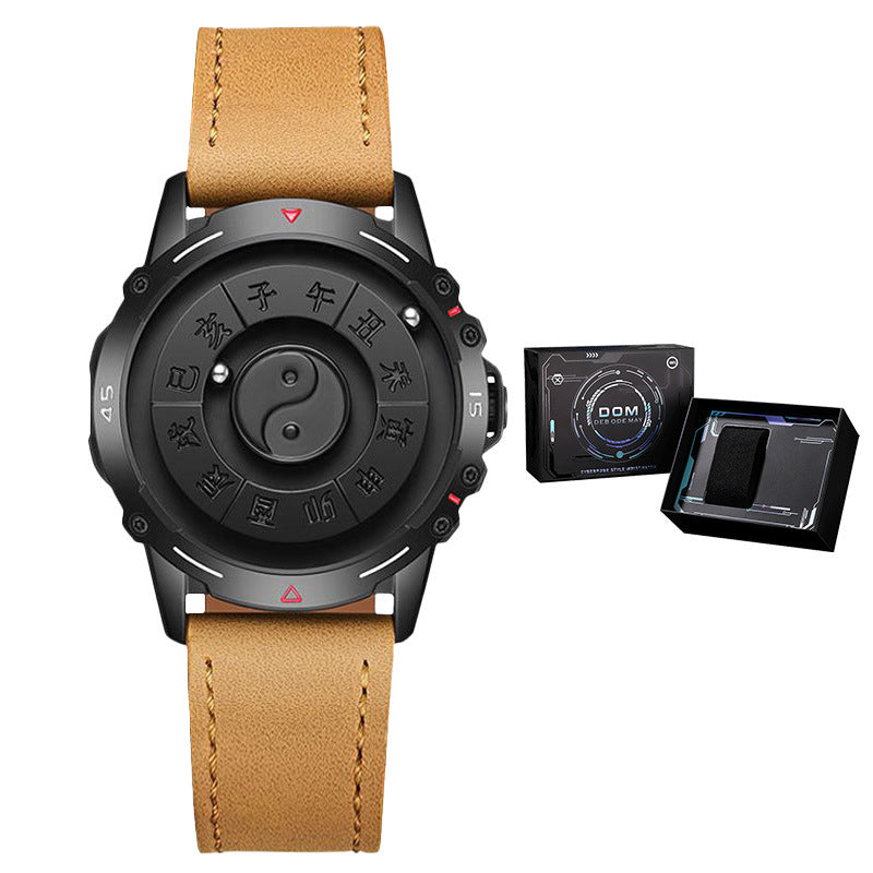 Bagua Maglev boule magnétique montre 12 heures