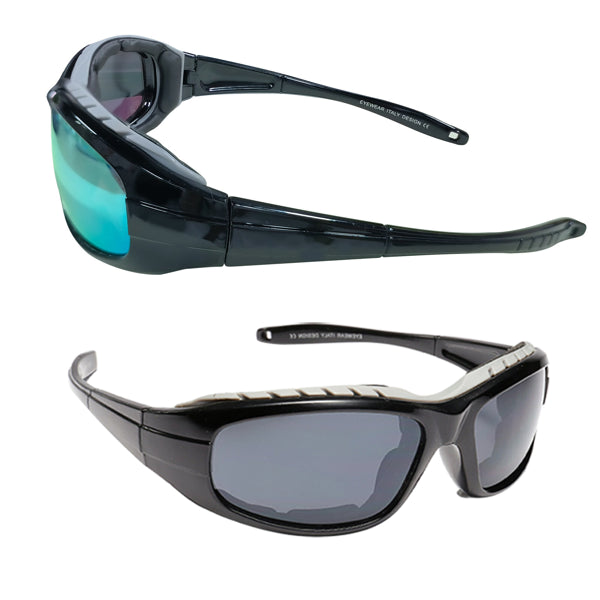 Lunettes de soleil résistantes au vent, 2 paires de lunettes de moto