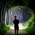 Distance d'éclairage Large Angle COB LED phare utiliser 2x18650 Batterie conduit HeadLamp USB rechar
