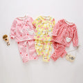 Flannel épaississant pyjama d'automne pour enfants