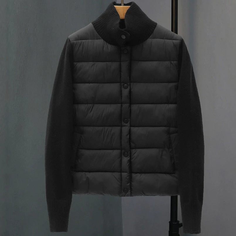 Manteau de coton tricoté pour les femmes