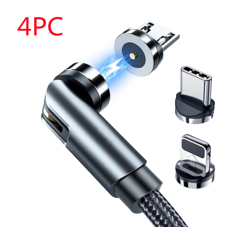 Câble magnétique rotatif Essager 360 degrés USB Type C Câble de charge Magnet de charge rapide Ch
