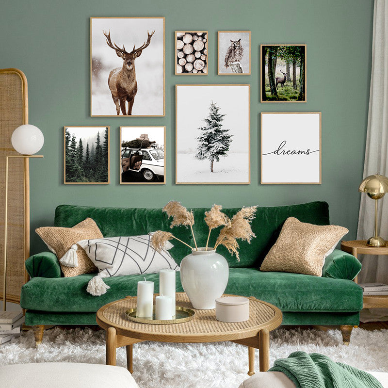 Maison Salon Peinture sur toile décorative