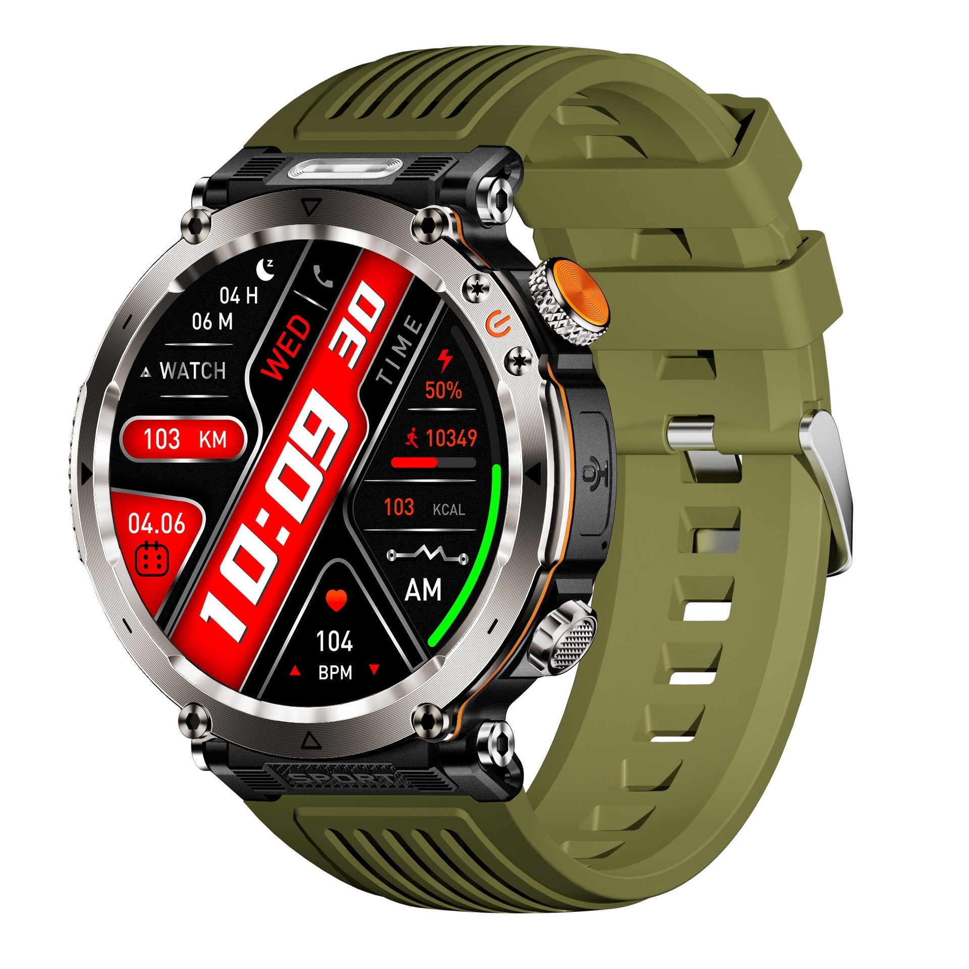 Bestseller HT30 Outdoor Sports Waterproof Bluetooth Appel Message Alertes Lumière LED Illumina