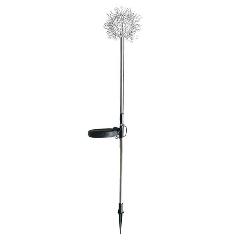 Aluminium Acier Dandelion Led Solar Model Lampe à gazon de jardin