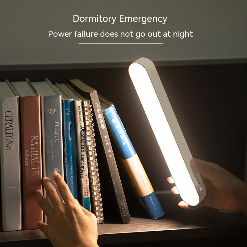 Lampe de bureau rechargeable de protection des yeux en plastique