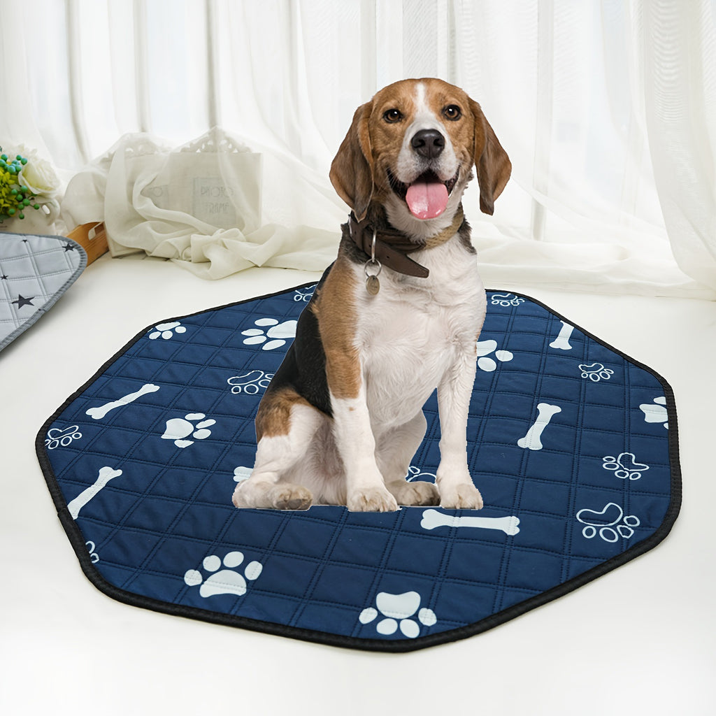Pad de pot de chien octagonal lavable