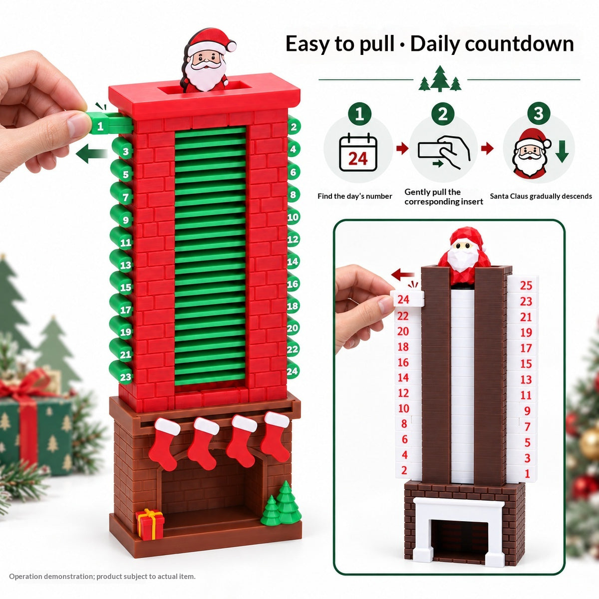 Calendrier du compte à rebours de Noël