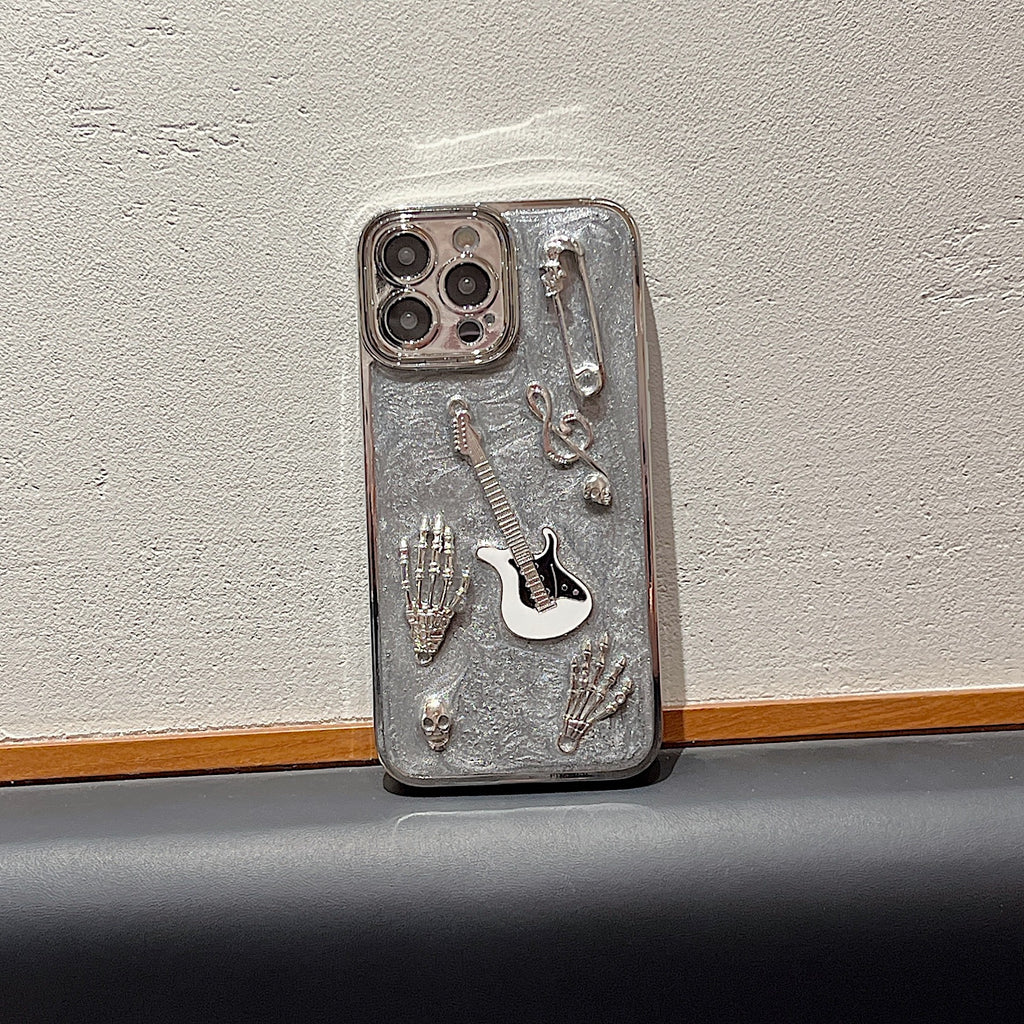 Coffret téléphonique de protection pour guitare en métal Cement Gray