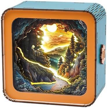 Puzzle en bois Ambiance créative Petite lampe de nuit