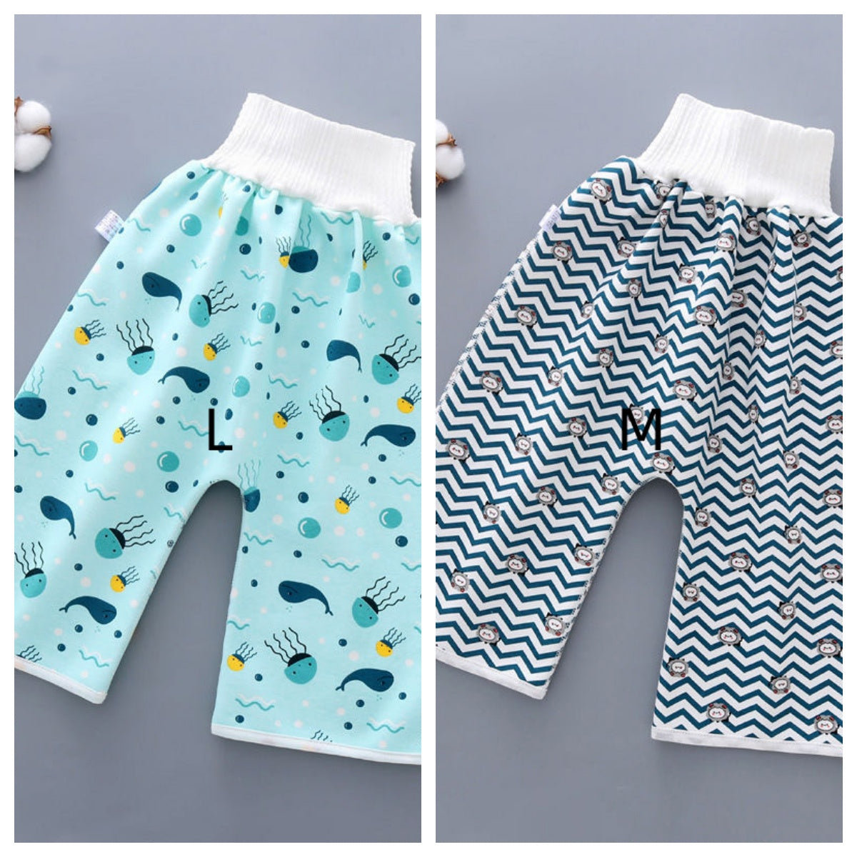 Imperméable Pantalon d'entraînement Urine Bébé Garçons et Filles Nuit Urine Lavable Couche
