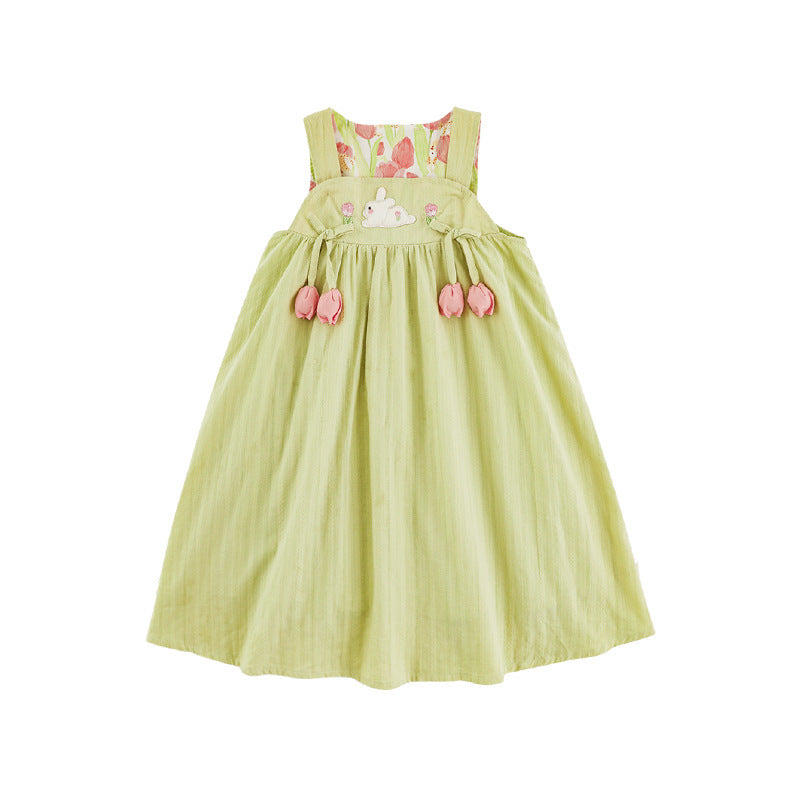 Tulip Cotton Enfants Robe et pantalons
