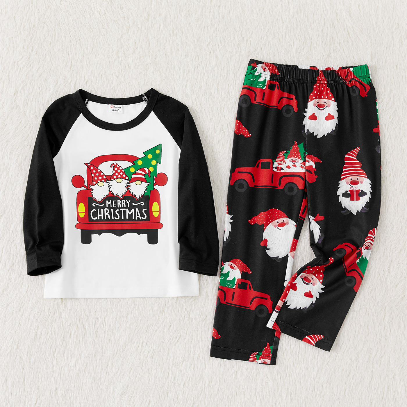 European And American Autumn Parent-child Wear Loose Casual Printing Couleur Matching Round