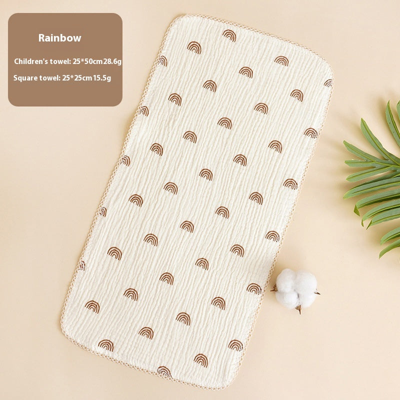 Serviette pour bébé Salive Laver le visage en coton pur nouveau-né
