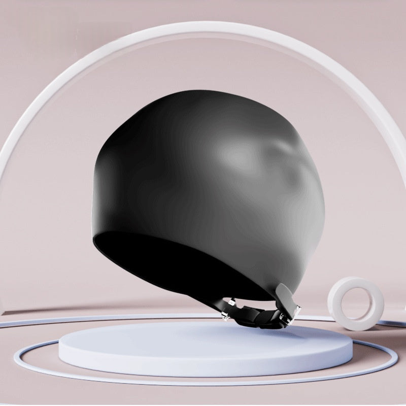 Casquette de bain professionnel femme plus grande réglable pour cheveux longs