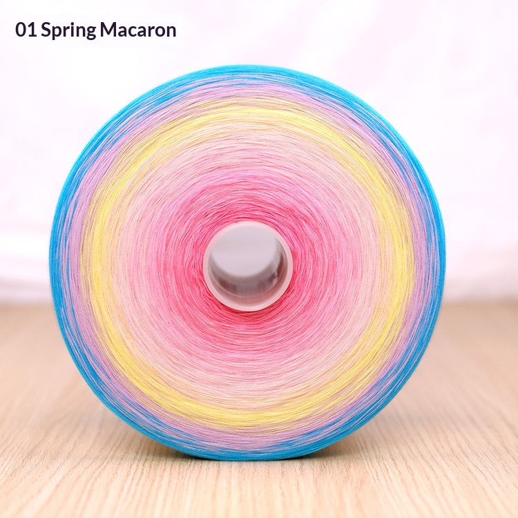 1500-gram GradientTwist-free Cake Fil Ball pour tricoter à la main et crochet Blankets