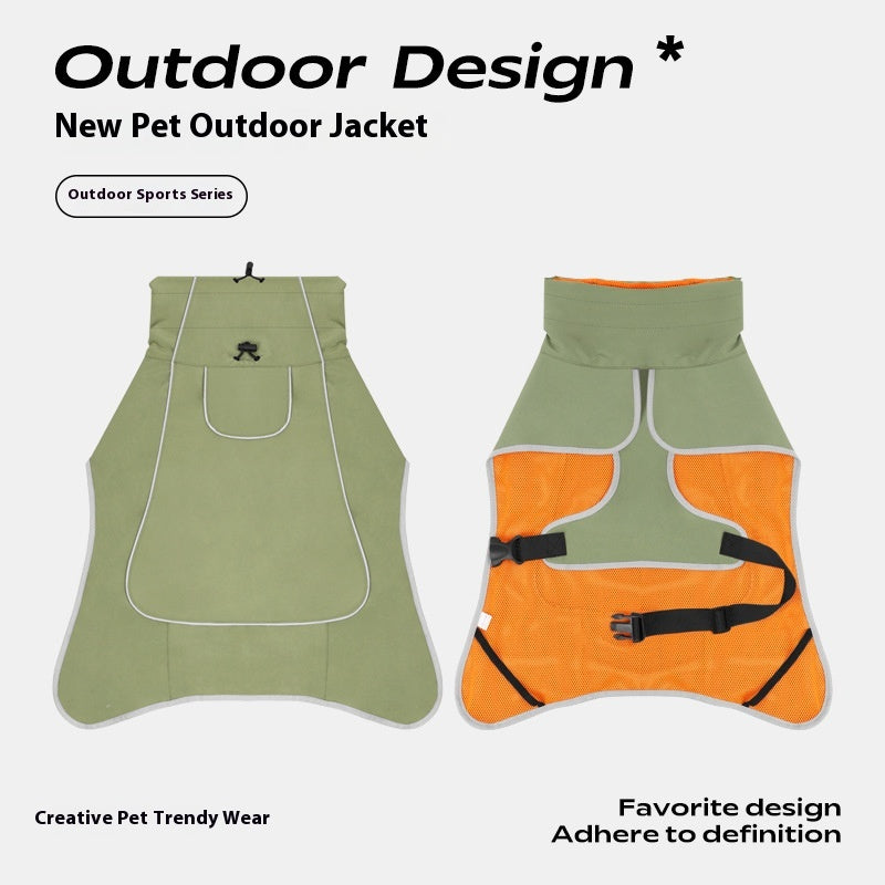 Veste de coquille de chien étanche Et des vêtements à double usage imperméables