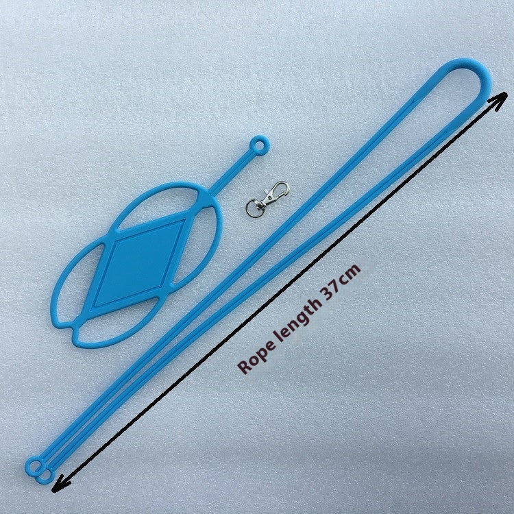 Couverture universelle de téléphone mobile applicable avec boîtier en silicone Lanyard