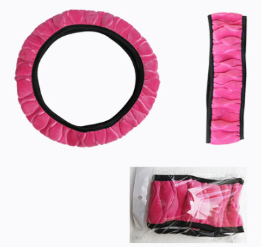Couverture de volant en peluche de voiture
