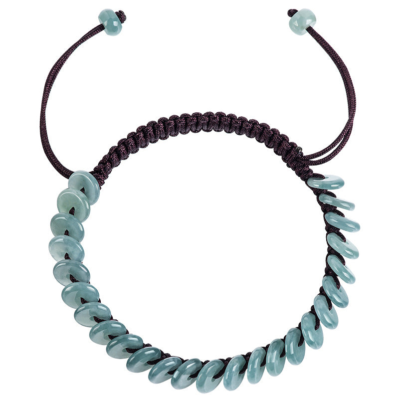 Bracelet tressé naturel haut de gamme