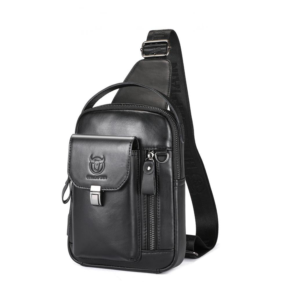 Sac de corps en cuir de vache pour hommes
