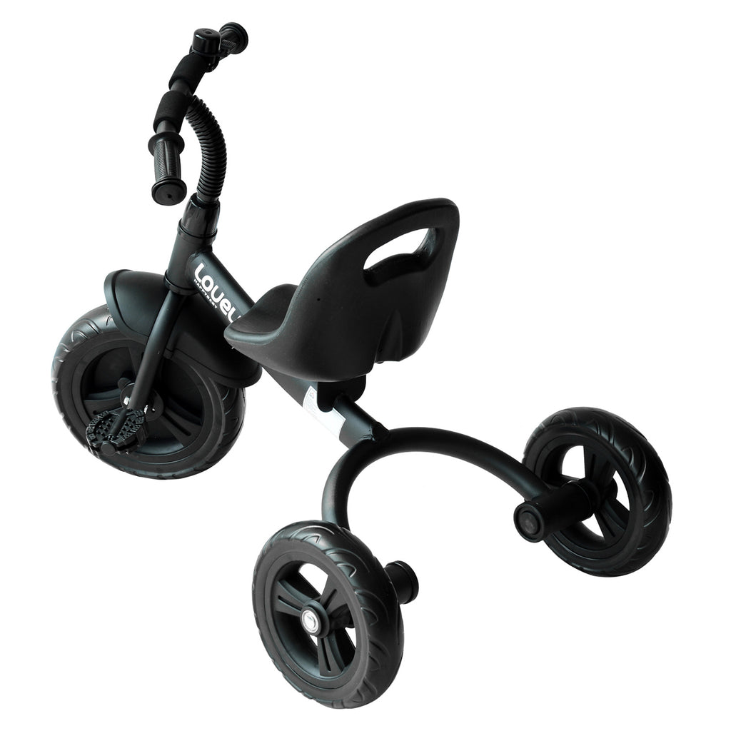 Tricycle 3 roues en plein air pour tout-petit avec Bell pour les loisirs Ride-On Black Com