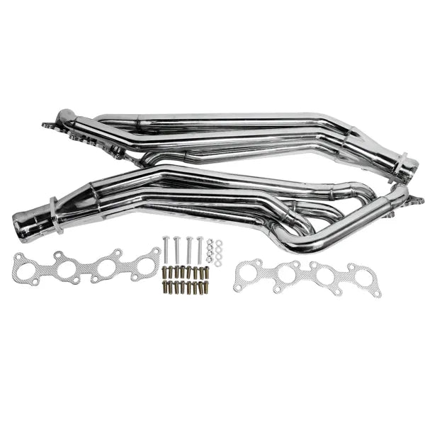 En-tête d'échappement en acier inoxydable poli pour 2011-2016 Mustang GT 5.0L/V8